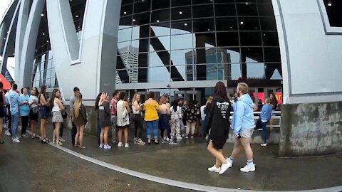 Ariana Grande Concert Street Preaching - State Farm Arena in Atlanta - Kerrigan Skelly