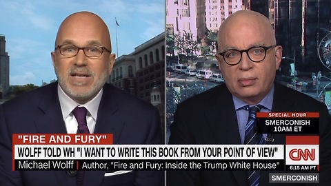CNN's Smerconish Who Already Had Issues With Wolff's Book Just Took Him To Woodshed