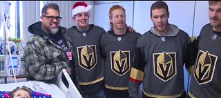 Vegas Golden Knights visit sick kids at UMC