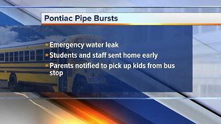 Pontiac school closed today to due emergency water leak