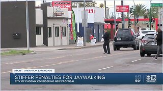 Phoenix considering stiffer penalties for jaywalking