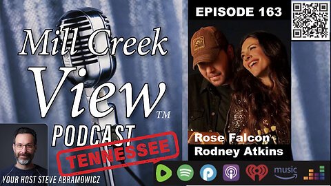 Mill Creek Tennessee Podcast EP163 Rodney Atkins & Rose Falcon Interview & More 12 21 23