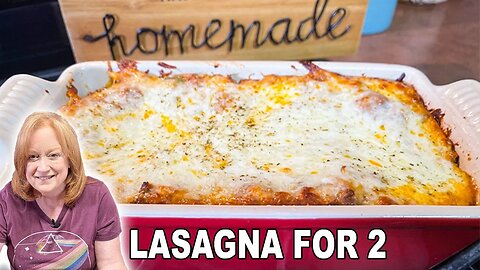 LASAGNA FOR TWO, Small Loaf Pan Lasagna Recipe