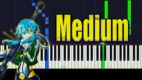 Ignite Sword Art Online 2 - Medium Piano Tutorial + Music Sheets