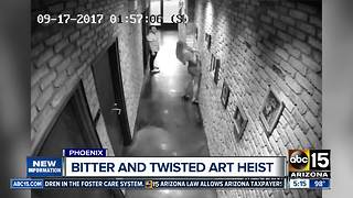 Woman steals art from Bitter & Twisted, hides it under skirt