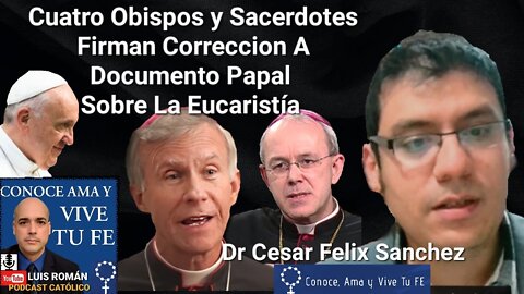 OBISPOS Sacerdotes Señalan Al PAPA FRANCISCO El ERROR De Su DOCTRINA Sobre La EUCARISTÍA /Luis Roman