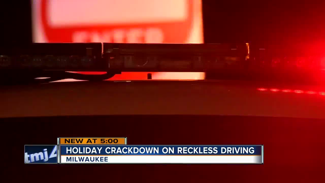 Holiday crackdown on reckless driving