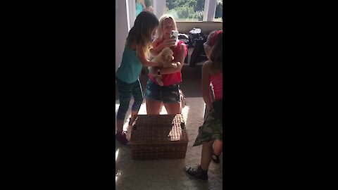 Kids Totally Shocked With New Puppy Surprise