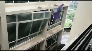 Cyclone Fani rips through windows of university campus in India