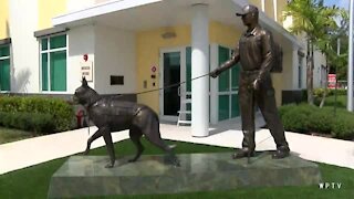American military hero dog monument unveiled in Boca Raton