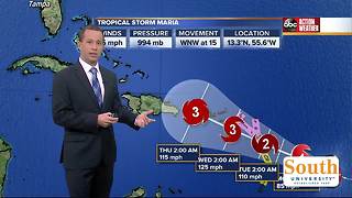 Tropical Storm Maria forms in the Atlantic, expected to become hurricane
