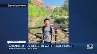 11-year-old Chandler boy killed in watercraft crash in Utah