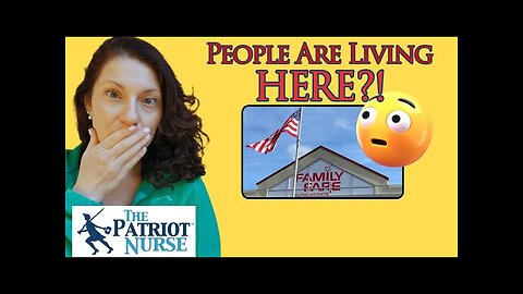 💥Shocking_ Woman Found Living in Grocery Store Sign 😲 -- Patriot Nurse