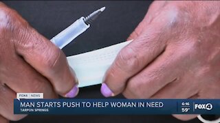 Man starts a push to help a woman in need