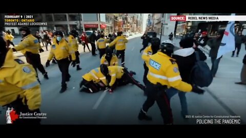The Canadian Covid Police State: Police Brutality