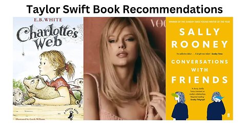 Taylor Swift Book Recommendations | Taylor Swift Reading list | #taylorswift #bookrecommendations