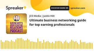 Ultimate business networking guide for top earning professionals