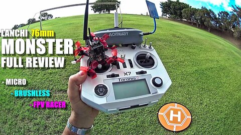LANCHI MONSTER 😈 76mm Micro FPV Race Drone - Full Review - [Unbox, Flight/CRASH! Test, Pros & Cons]