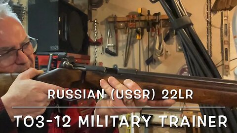 Russian (USSR) TO3-12 22lr military training rifle TOZ-12 first look