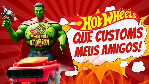 customização de miniaturas hot wheels diecast