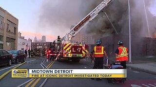 Large fire burns at Midtown building owned by Ilitch company
