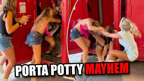 Porta Potty Brawl At Morgan Wallen Concert