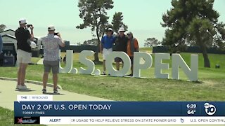 Day 2 of U.S. Open at Torrey Pines tees off