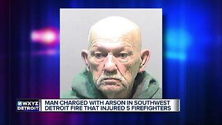 73-year-old man arrested in connection to fire that injured 5 Detroit firefighters