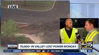 SRP shows how they restore power after monsoon storms