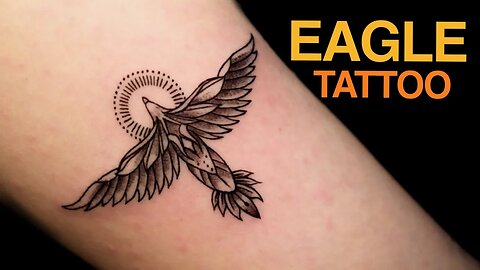 Simple Eagle Tattoo - Timelapse