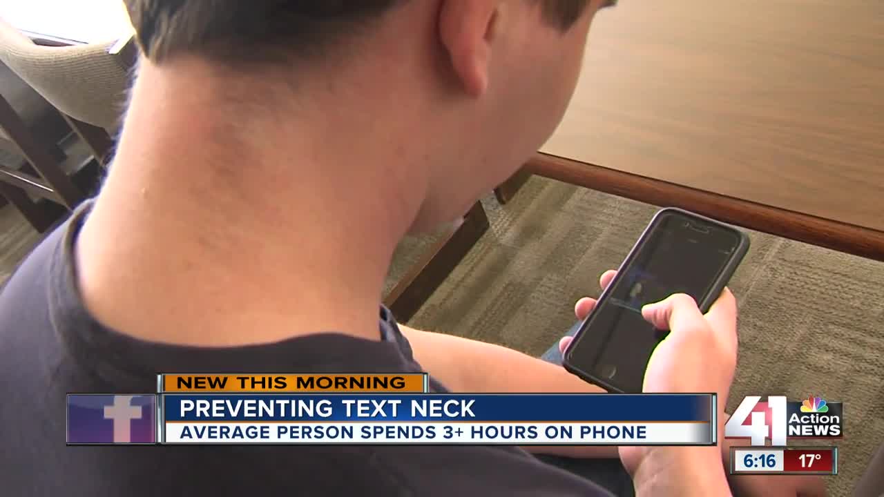 Preventing text neck