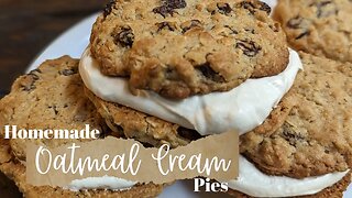 Satisfy your sweet tooth with Homemade Oatmeal Cream Pies