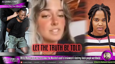 White Woman tells the truth about the Manifest used to BRAlNWASHED & DESTR0Y black people worldwide
