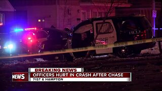 Police: Chase involving reckless driver ends in crash near 71st & Hampton, officers and suspect hurt