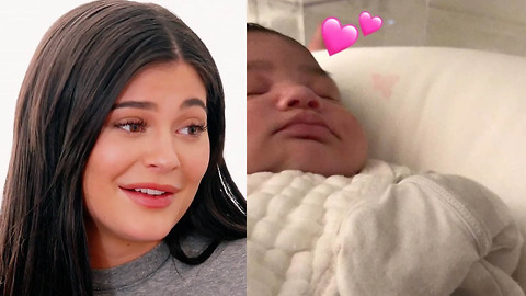 Kylie Jenner Shows Off Baby Stormi's Cheeks; Does She REALLY Look Like Tyga??