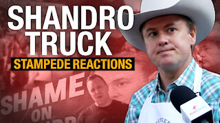 SHAME ON SHANDRO: Rebel News sends billboard truck to the Calgary Stampede
