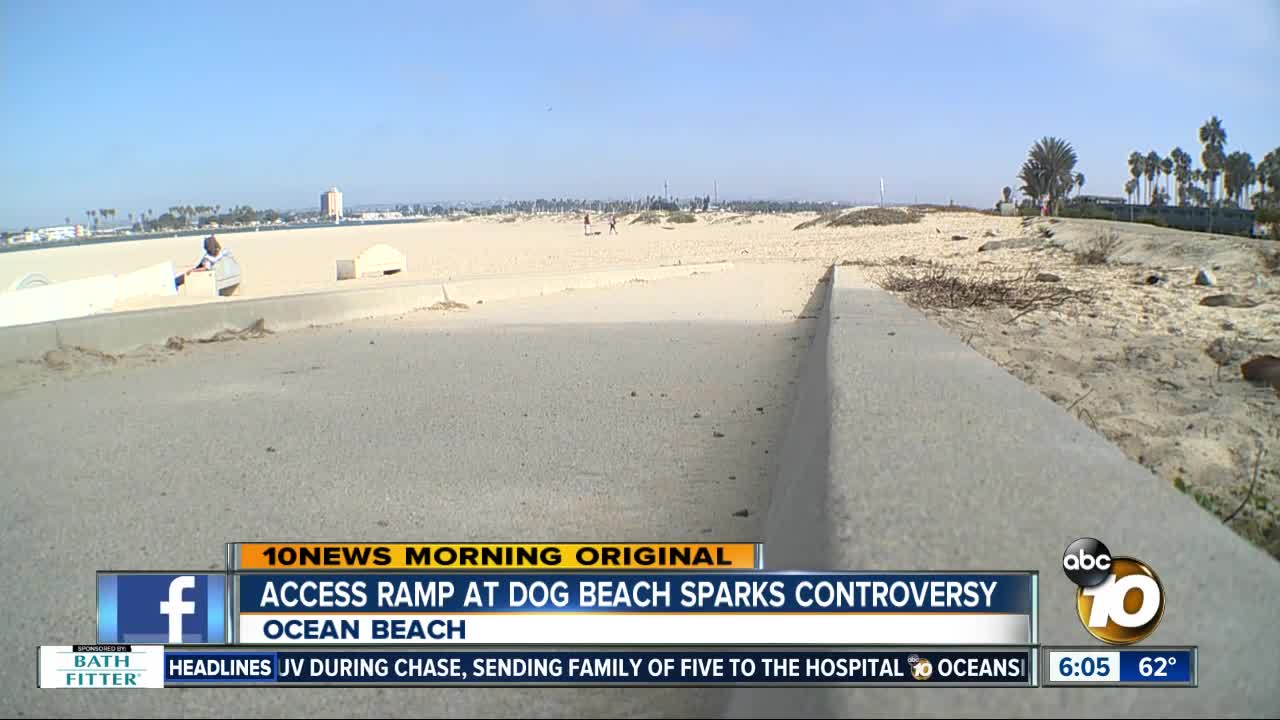 New ADA Access Ramp at Dog Beach sparks controversy