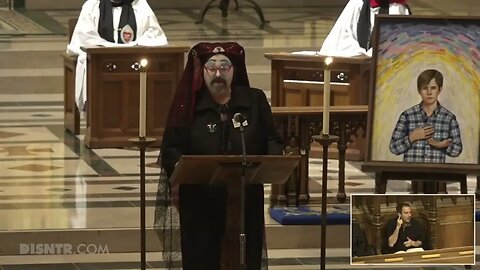 Drag Queen Stands in Pulpit at Washington National Cathedral to “Pray” to “Know Our Bodies”