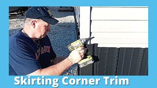 How to Install Mobile Home Skirting Corners