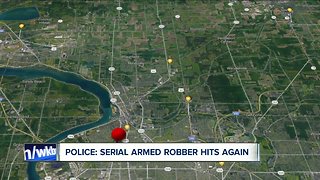 Police: Serial armed robber hits again