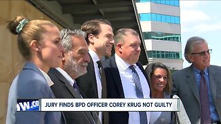 Jury finds Buffalo police officer Corey Krug not guilty of civil rights charges in 2014 incident