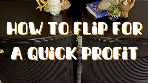 Quick Flips For Big Profits/Easy Way To Flip Furniture