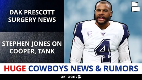 Cowboys News ALERT: Dak Prescott Shoulder Surgery + Stephen Jones On Amari Cooper, DeMarcus Lawrence