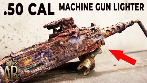 Broken Machine Gun Lighter Restoration - Browning М2