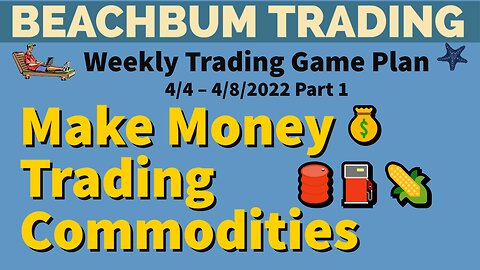 Make Money �� Trading Commodities ��️⛽�� [Weekly Trading Game Plan] for 4/4 – 4/8/2022 | Part 1