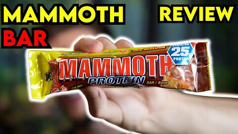 Mammoth Protein Bar Chocolate Caramel Crunch Review