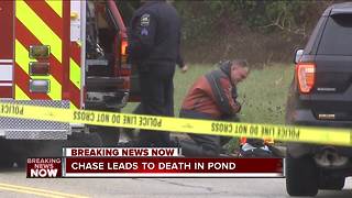 Man pulled from pond dies following police chase in Milwaukee County