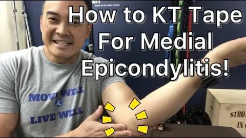 How To KT Tape For Medial Epicondylitis/Golfer’s Elbow! | Dr K & Dr Wil