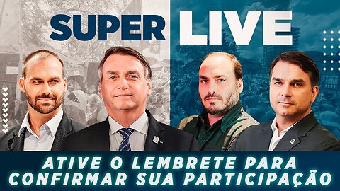 RETRANSMISSÃO - SUPER LIVE com JAIR MESSIAS BOLSONARO: formação de candidatos e lideranças