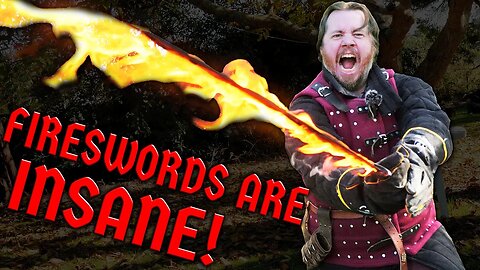 We test REAL FIRESWORDS and they're CRAZY!!